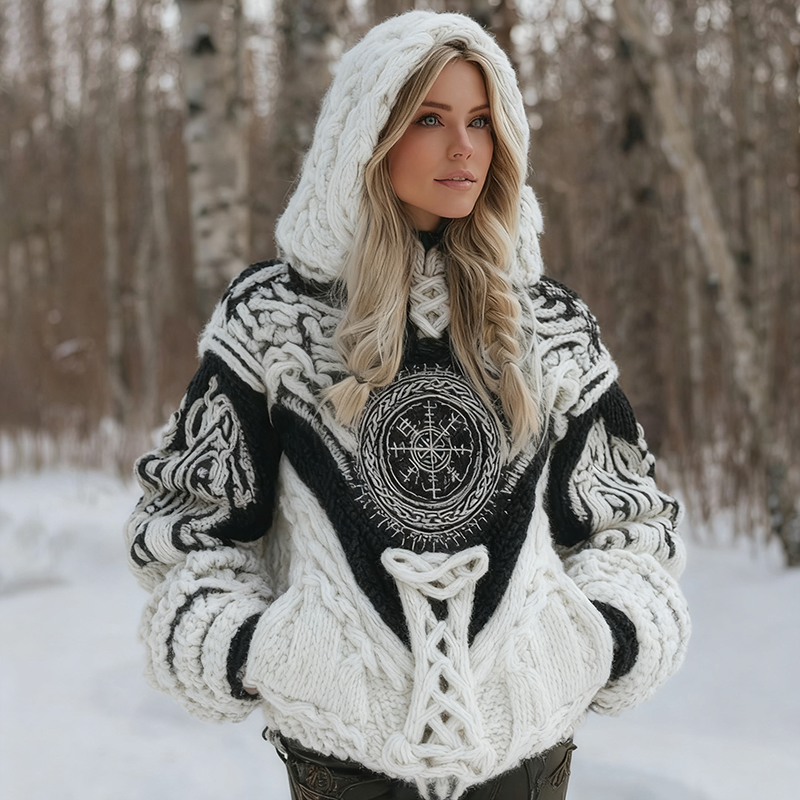 Pull au design réfléchi