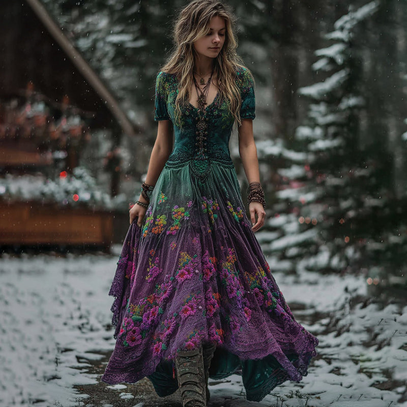 Robe au style vintage intemporel