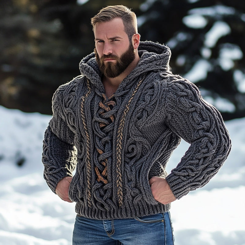 Pull au design réfléchi