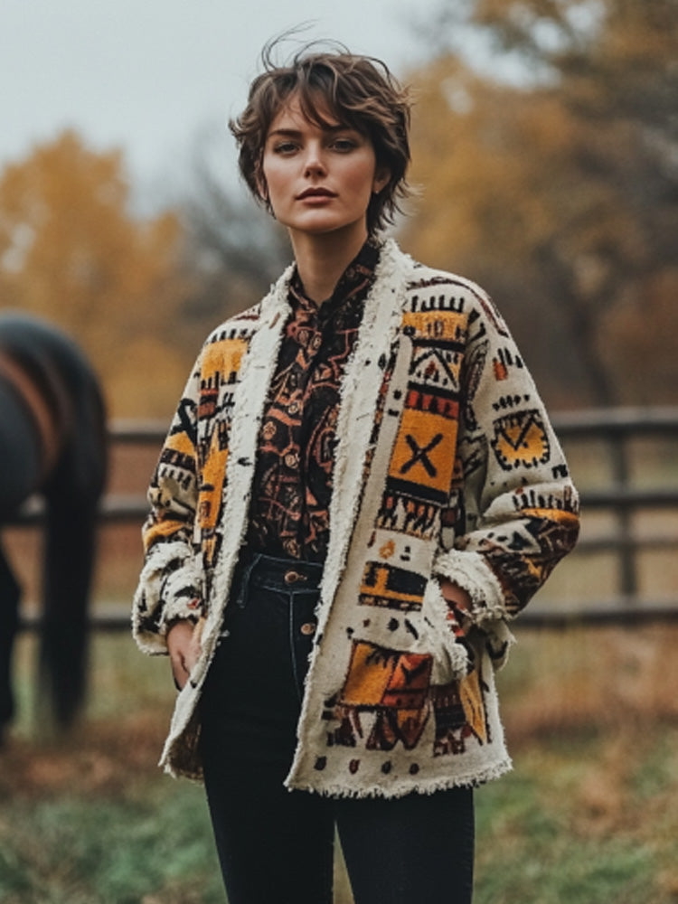 Cardigan au style vintage intemporel