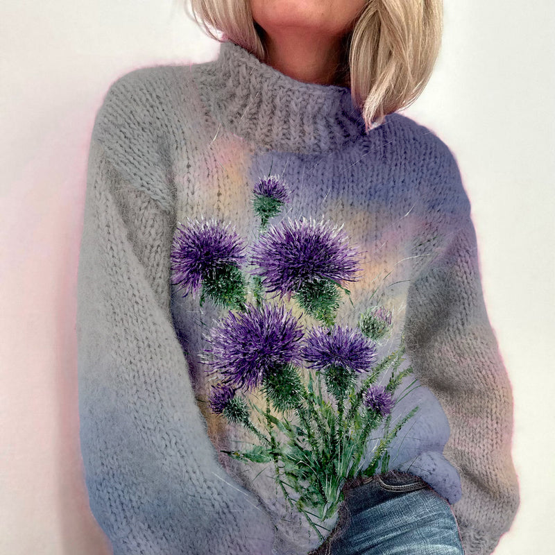 Pull au design réfléchi