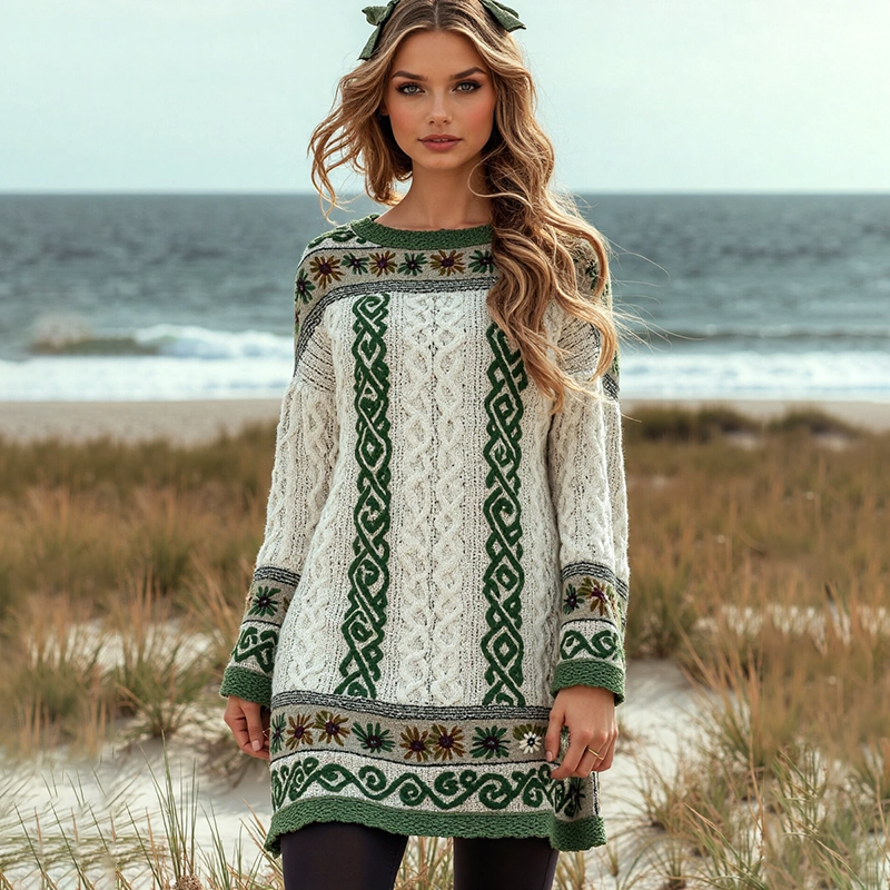 Pull au design réfléchi
