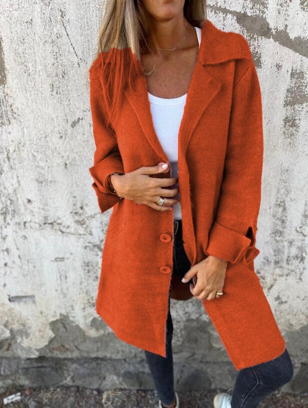 EP | Teni™ Veste longue décontractée et élégante avec poches pratiques
