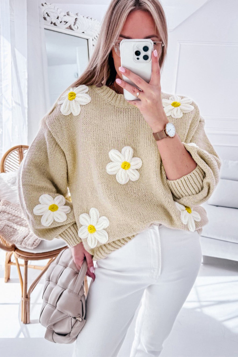 Pull au style vintage intemporel