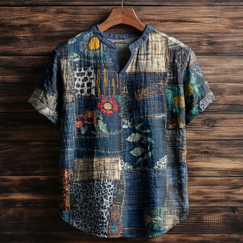 Chemise au style vintage intemporel