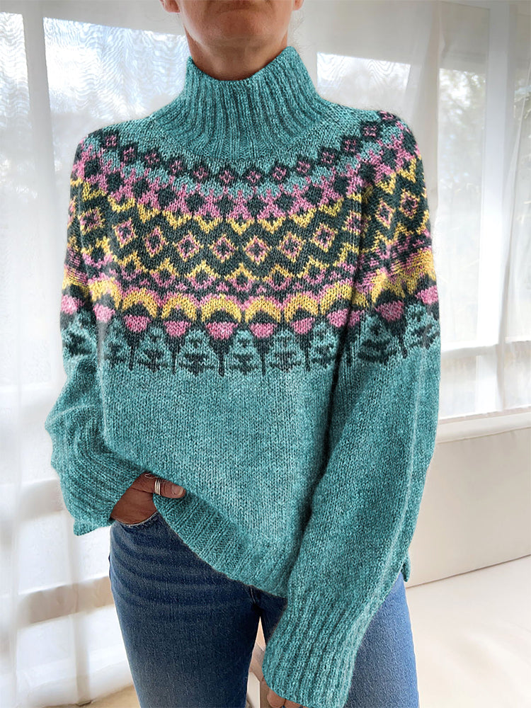Pull au design réfléchi