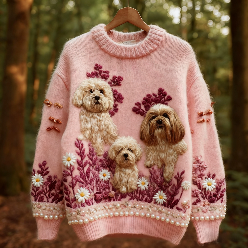 Pull au design réfléchi