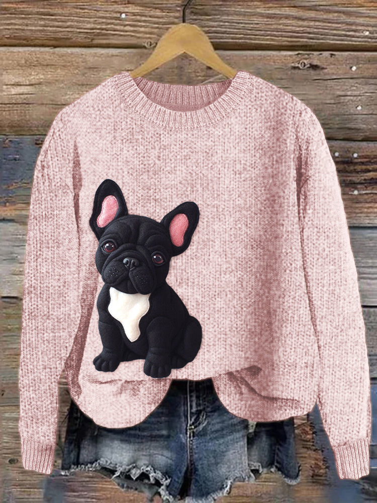 Pull au design réfléchi
