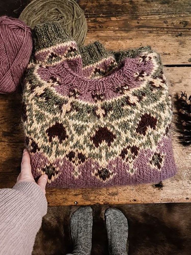 Pull vintage classique