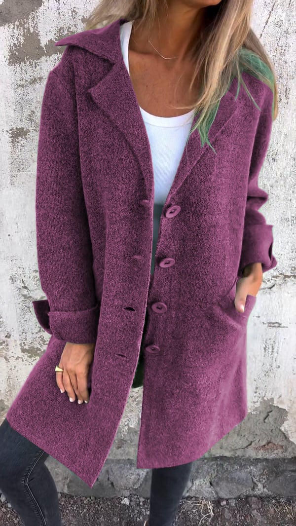 EP | Teni™ Veste longue décontractée et élégante avec poches pratiques