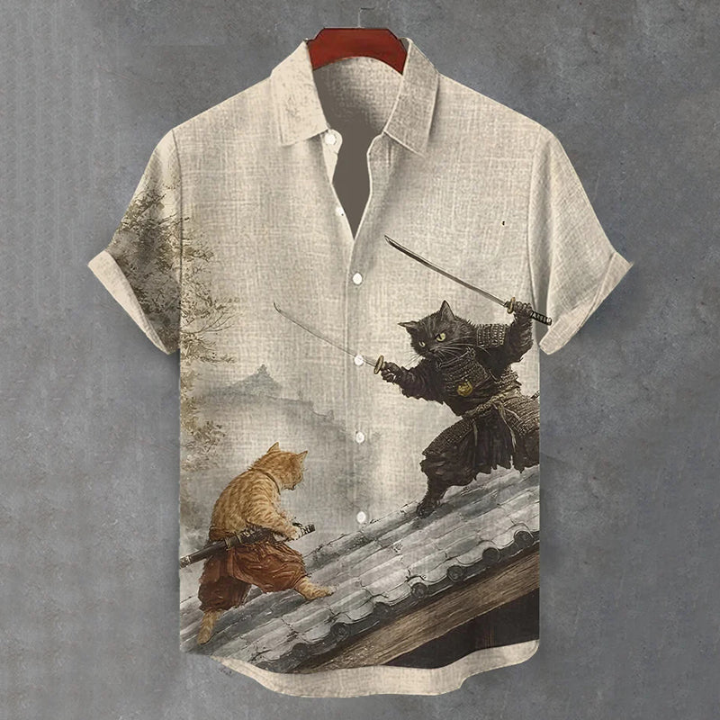 Chemise au style vintage intemporel