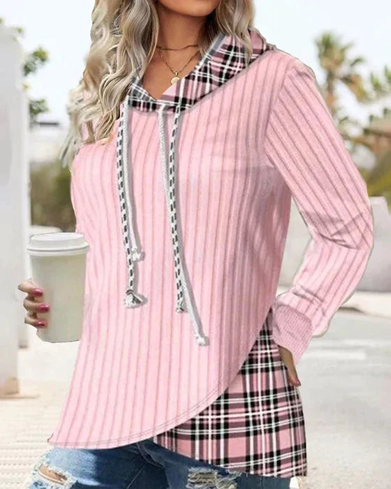 EP | Sweat à capuche à carreaux