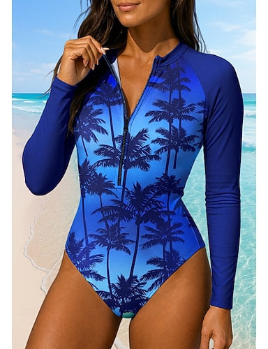 Rash Guard Upf50+ Quick Dry Lightweight Long Sleeve Bodysuit Swim Shirt Surfing Beach Water Sports Summer