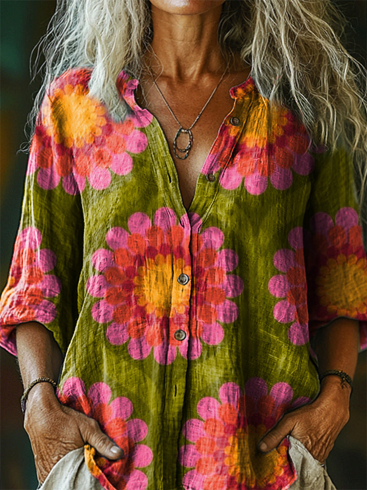 Chemise au design réfléchi