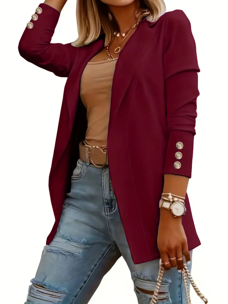 EP | élégant blazer à manches longues pour le printemps