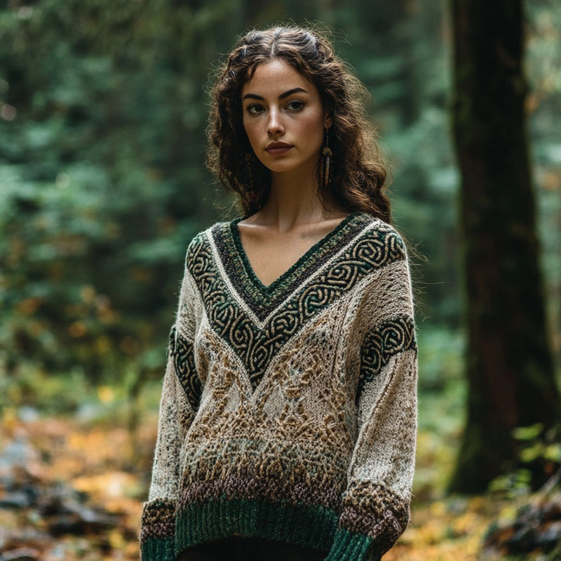 Pull au style vintage intemporel