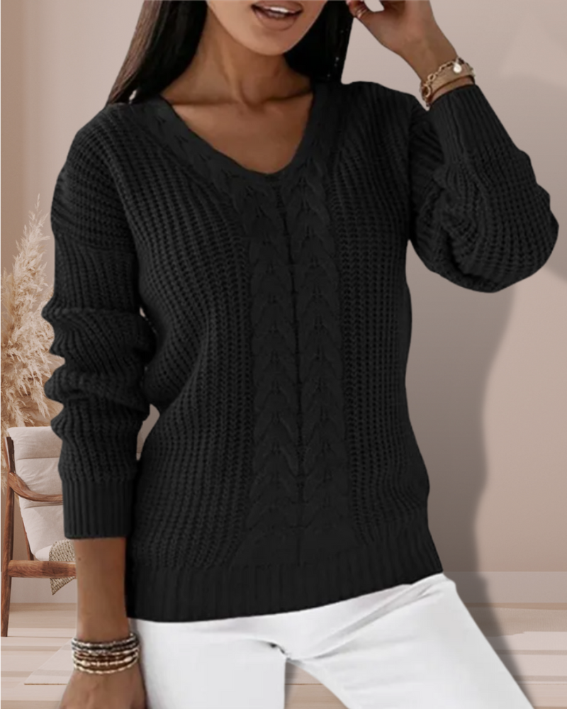 Pull au design réfléchi