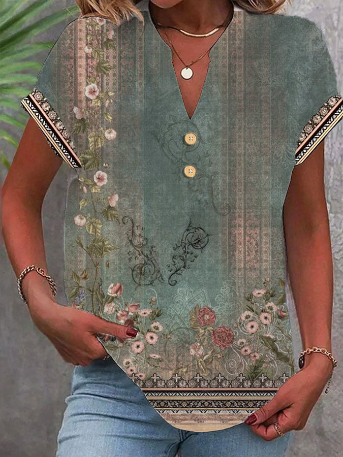 Chemise au style vintage intemporel