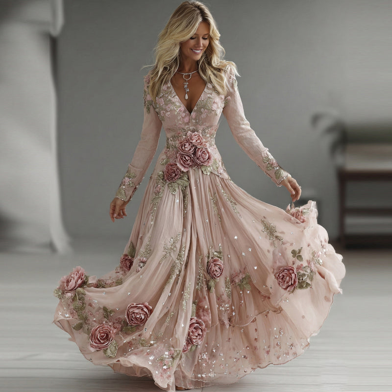 Robe magnifiquement confectionné
