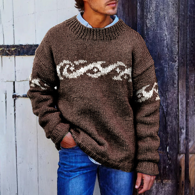 Pull au design classique