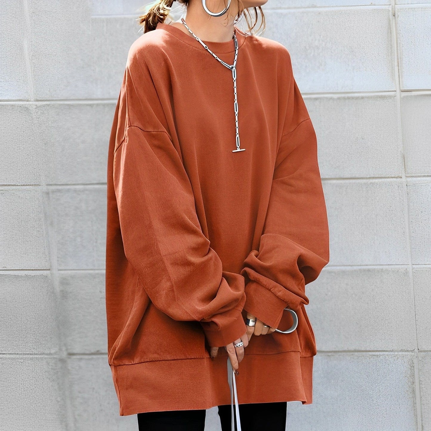 JO | Pull surdimensionné de créateur