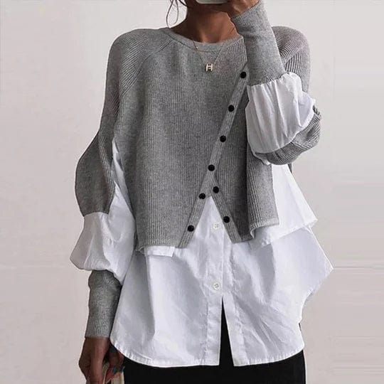 EP | Pull élégant avec chemise