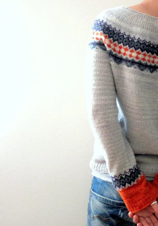 EP | Pull gris style boho
