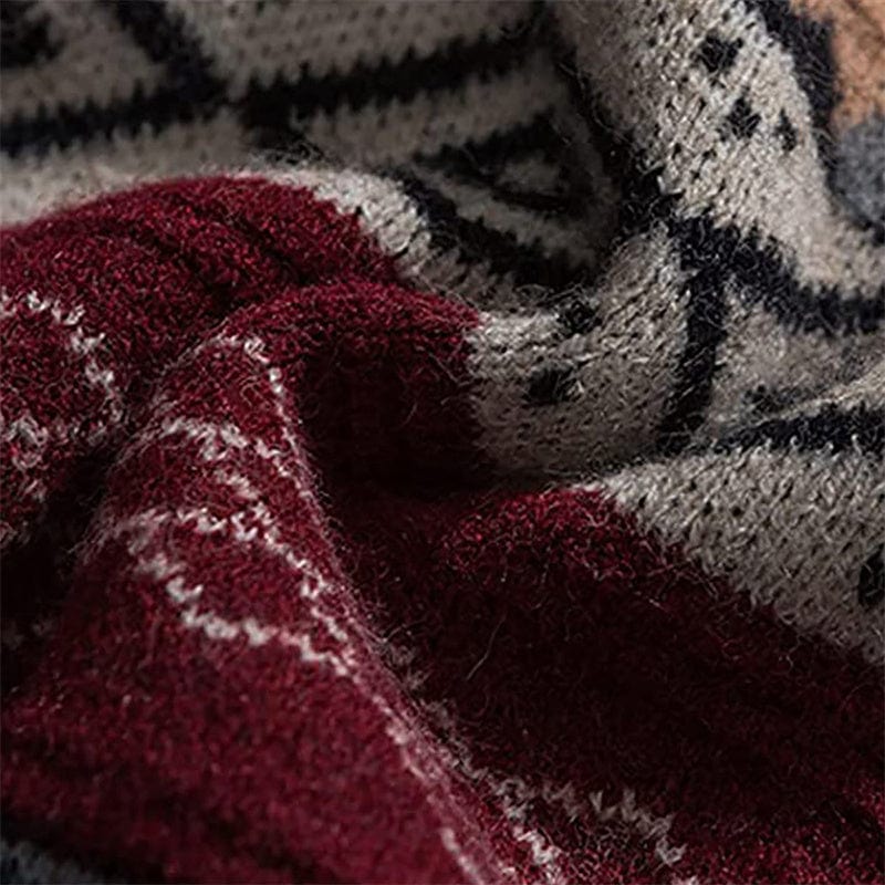 EP | Pull-over en tricot rétro-décontracté 2024