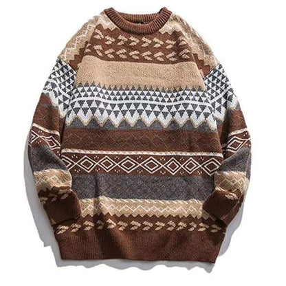 EP | Pull-over en tricot rétro-décontracté 2024