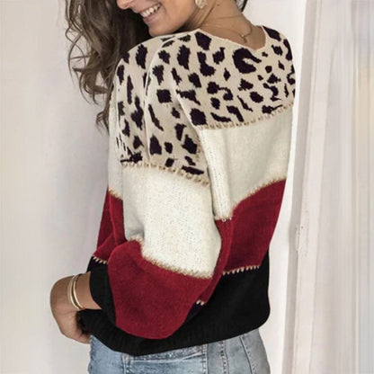 EP | Pull élégant avec motif léopard