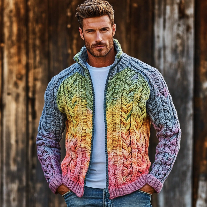 Pull au design réfléchi