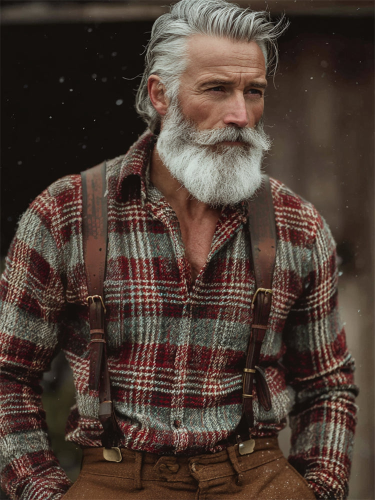 Chemise au style vintage intemporel