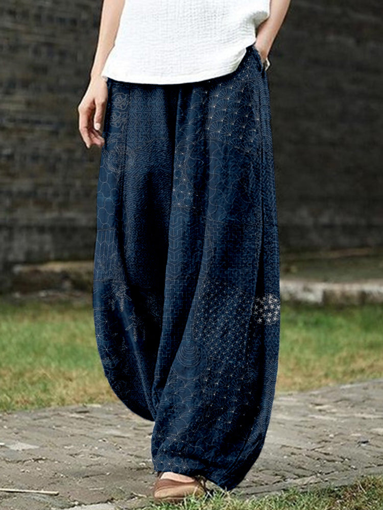 Pantalon au design réfléchi
