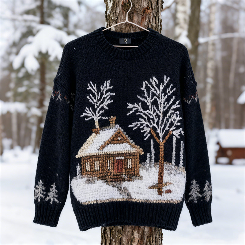 Pull au design réfléchi