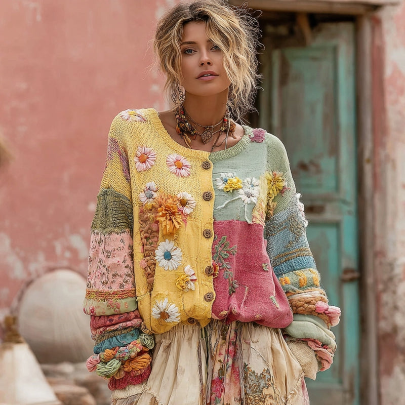 Cardigan au design réfléchi