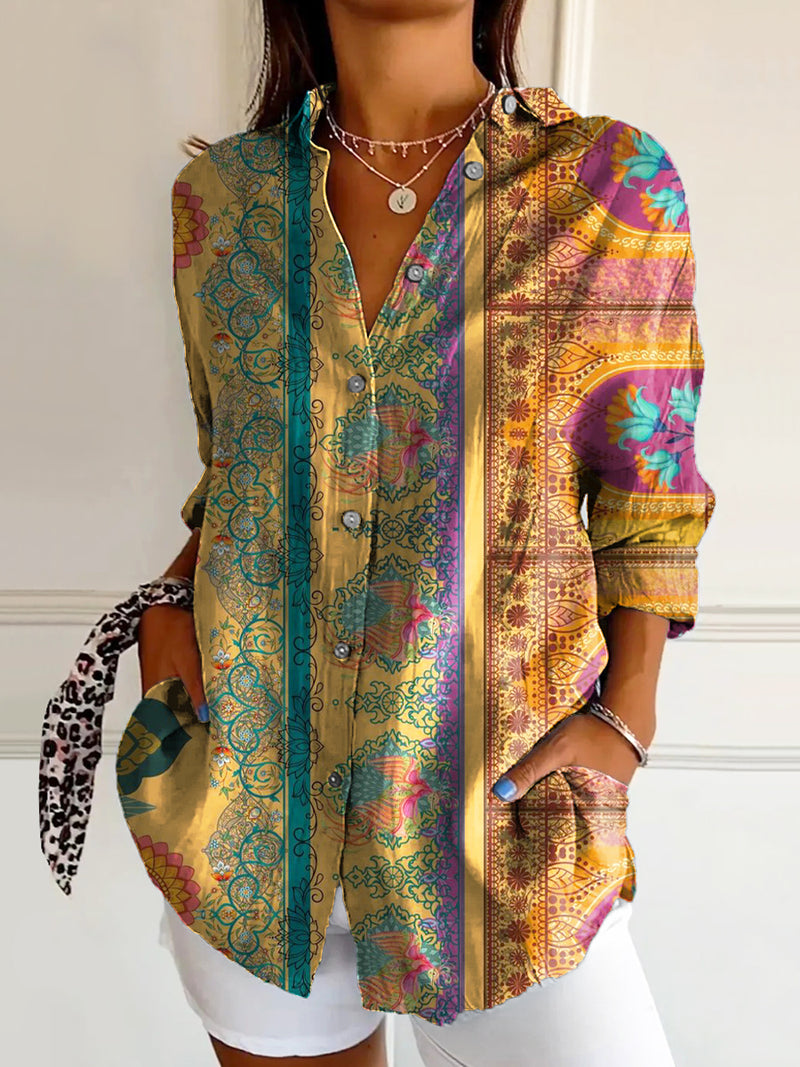 Chemise au style vintage intemporel