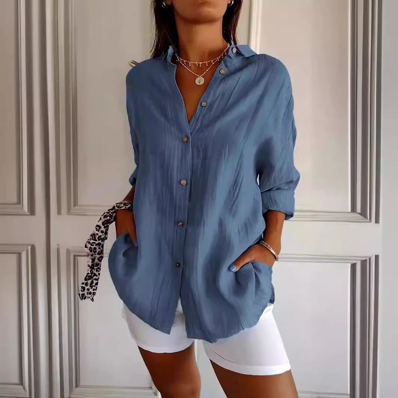 Chemise au style vintage intemporel