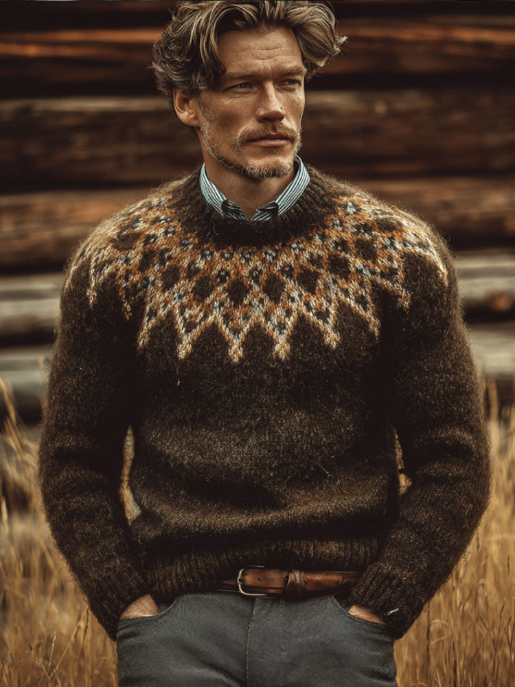 Pull vintage classique