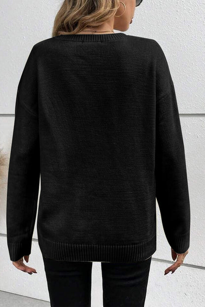 Pull au design réfléchi