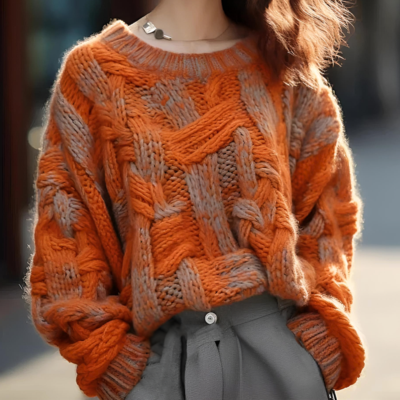 Pull au design réfléchi