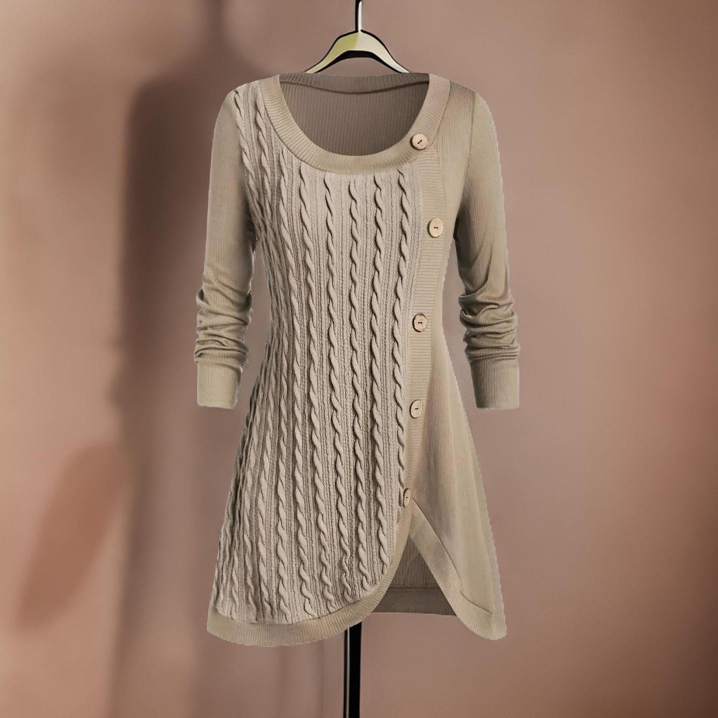 Pull au design réfléchi