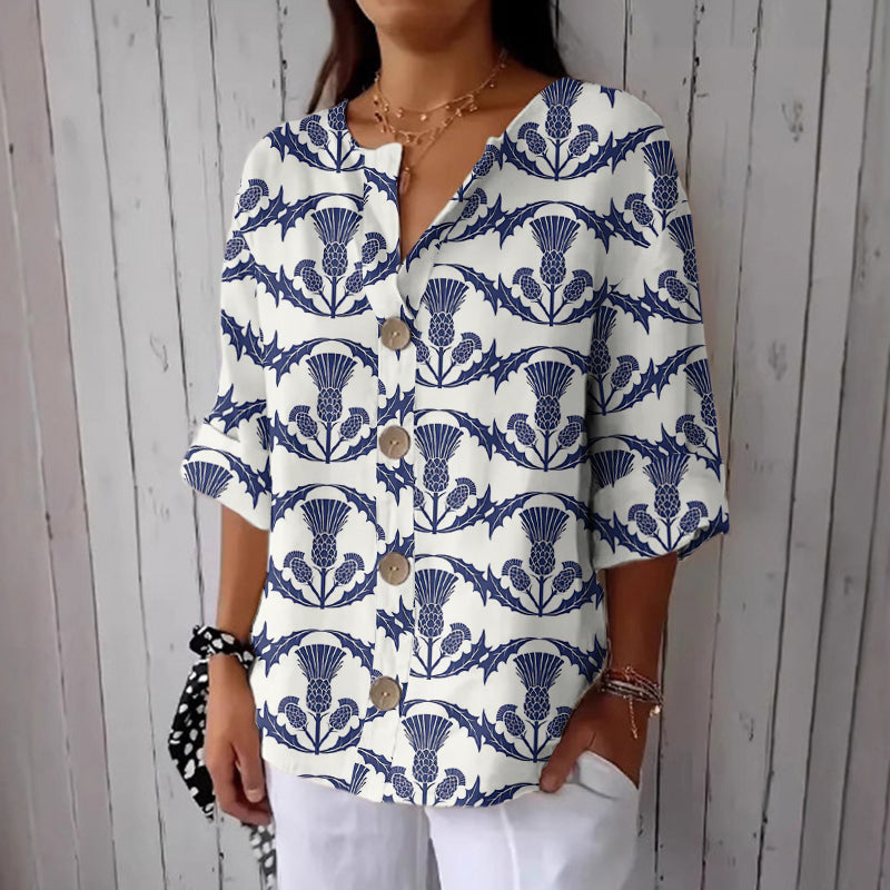 Chemise au style vintage intemporel