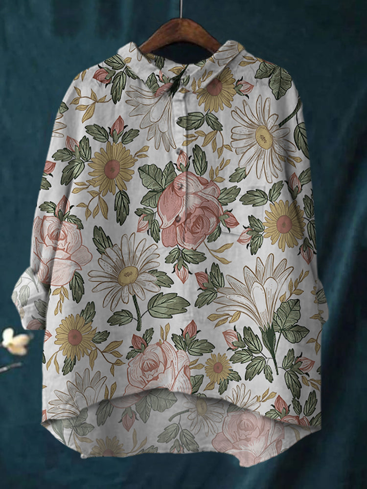 Chemise au style vintage intemporel