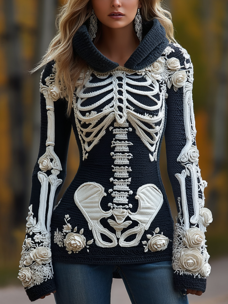 Pull au design réfléchi