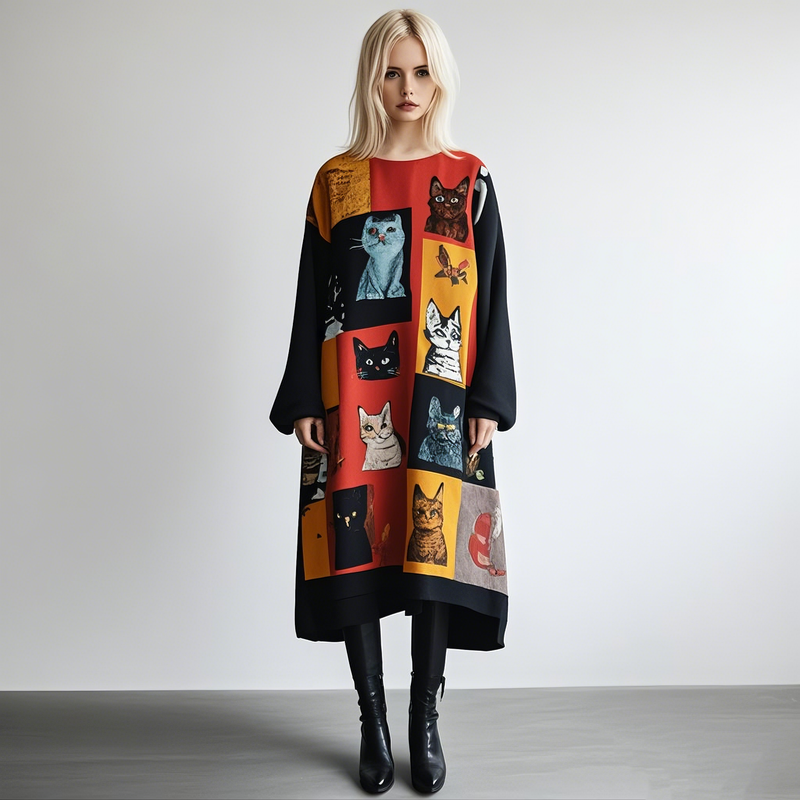 Robe au style vintage intemporel