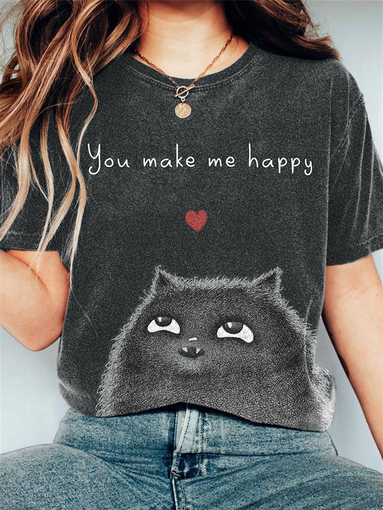 T-Shirt au design réfléchi