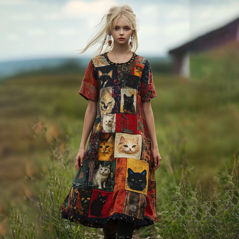 Robe au design réfléchi