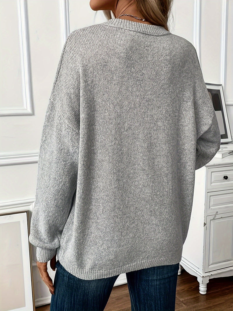 Pull en coton uni