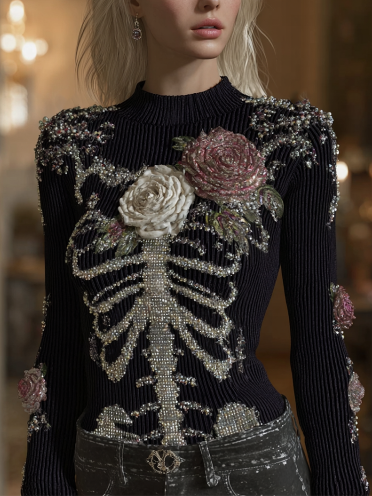 Pull au design réfléchi