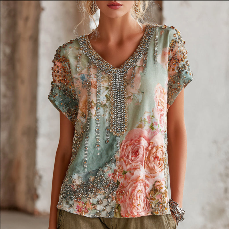 Chemise au style vintage intemporel